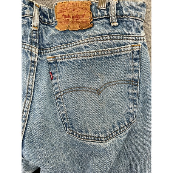 Vintage Levis 505 Jeans Mens 35X33 Regular Fit Straight Leg Y2K Worn Grunge READ - Picture 1 of 16